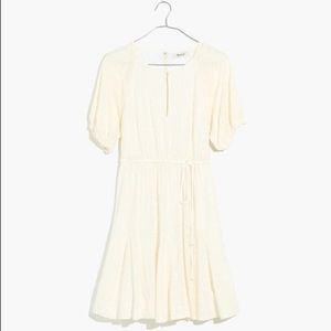 Madewell: Eyelet Tassel-Tie Mini Dress